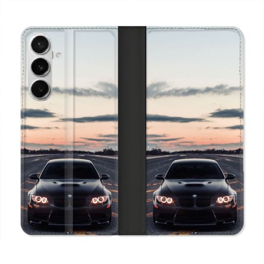 Housse cuir portefeuille Pour Samsung Galaxy S26 BMW Serie
