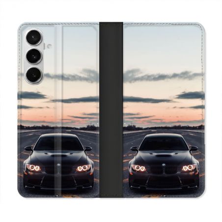 Housse cuir portefeuille Pour Samsung Galaxy S26 BMW Serie