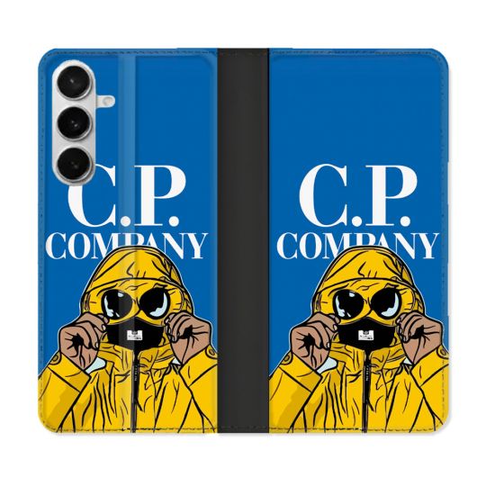 Housse cuir portefeuille Pour Samsung Galaxy S26 CP Company