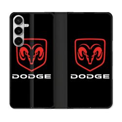 Housse cuir portefeuille Pour Samsung Galaxy S26 Dodge