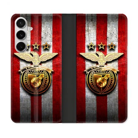 Housse cuir portefeuille Pour Samsung Galaxy S26 Foot Benfica