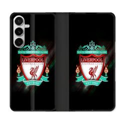 Housse cuir portefeuille Pour Samsung Galaxy S26 Foot Liverpool