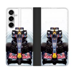 Housse cuir portefeuille Pour Samsung Galaxy S26 Formule 1 F1 Red Bull