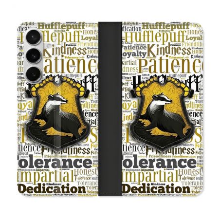 Housse cuir portefeuille Pour Samsung Galaxy S26 Harry Potter Poursouffle