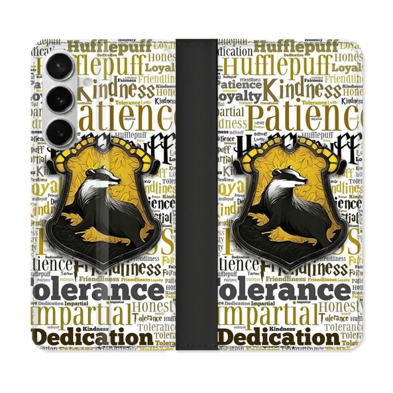 Housse cuir portefeuille Pour Samsung Galaxy S26 Harry Potter Poursouffle