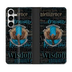 Housse cuir portefeuille Pour Samsung Galaxy S26 Harry Potter Serdaigle