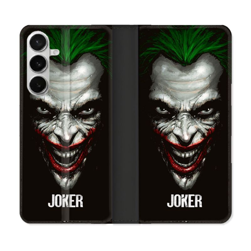 Housse cuir portefeuille Pour Samsung Galaxy S26 Joker Noir