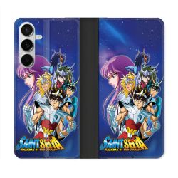 Housse cuir portefeuille Pour Samsung Galaxy S26 Les Chevaliers Du Zodiaque