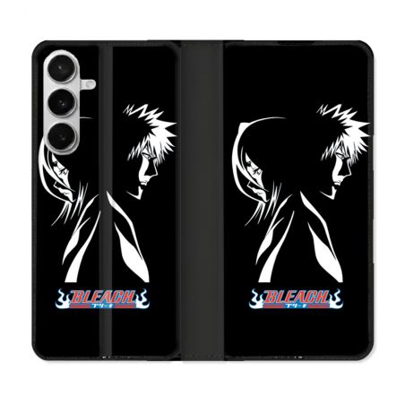 Housse cuir portefeuille Pour Samsung Galaxy S26 Manga Bleach Duo