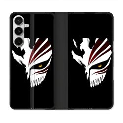 Housse cuir portefeuille Pour Samsung Galaxy S26 Manga Bleach Masque