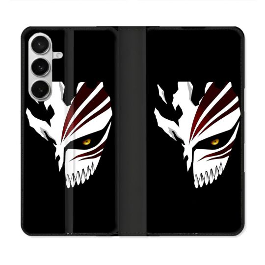 Housse cuir portefeuille Pour Samsung Galaxy S26 Manga Bleach Masque