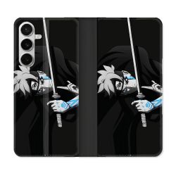 Housse cuir portefeuille Pour Samsung Galaxy S26 Manga Boruto Epée