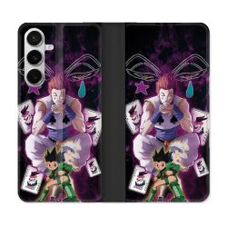 Housse cuir portefeuille Pour Samsung Galaxy S26 Manga Hunter X Hunter Hisoka