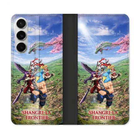 Housse cuir portefeuille Pour Samsung Galaxy S26 Manga Manga Shangri La Frontier Affiche