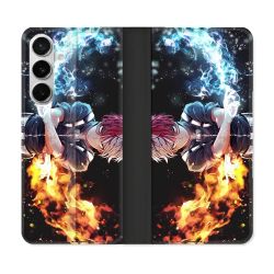 Housse cuir portefeuille Pour Samsung Galaxy S26 Manga My Hero Academia Shoto