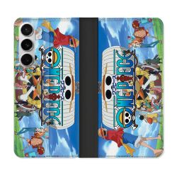 Housse cuir portefeuille Pour Samsung Galaxy S26 Manga One Piece Sunny