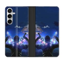 Housse cuir portefeuille Pour Samsung Galaxy S26 Manga SAO sword Art Online Epee