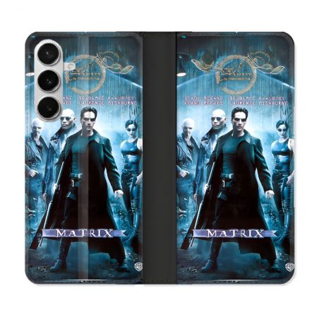 Housse cuir portefeuille Pour Samsung Galaxy S26 Matrix Affiche