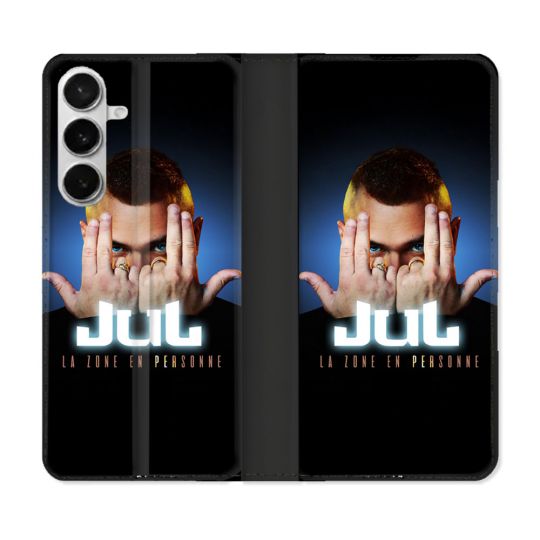 Housse cuir portefeuille Pour Samsung Galaxy S26 Musique Jul Signe