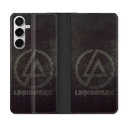Housse cuir portefeuille Pour Samsung Galaxy S26 Musique Rock Linkin Park