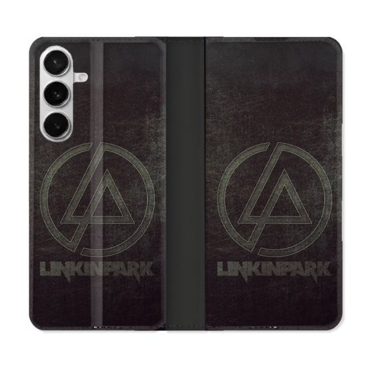Housse cuir portefeuille Pour Samsung Galaxy S26 Musique Rock Linkin Park
