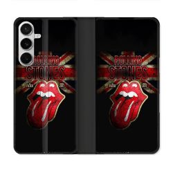 Housse cuir portefeuille Pour Samsung Galaxy S26 Musique Rolling Stones