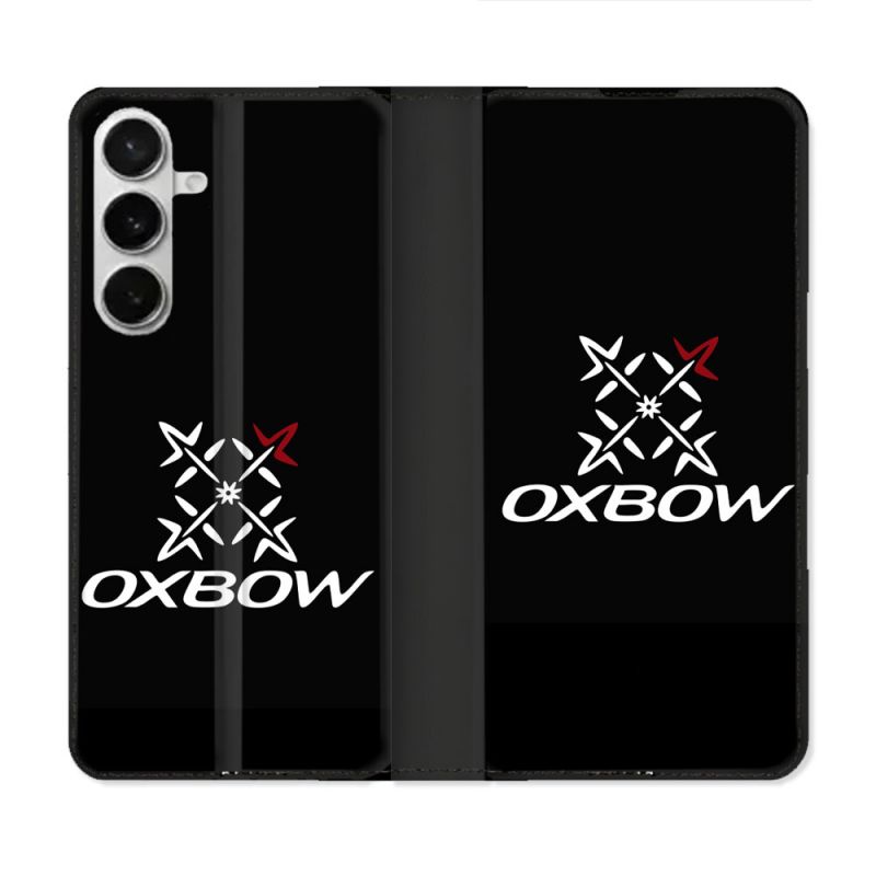 Housse cuir portefeuille Pour Samsung Galaxy S26 Oxbow