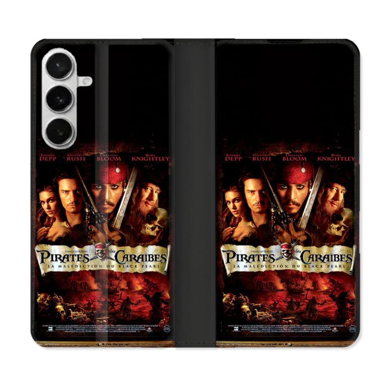 Housse cuir portefeuille Pour Samsung Galaxy S26 Pirate Des Caraibes