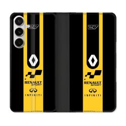 Housse cuir portefeuille Pour Samsung Galaxy S26 Renault