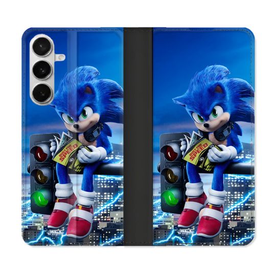Housse cuir portefeuille Pour Samsung Galaxy S26 Sonic