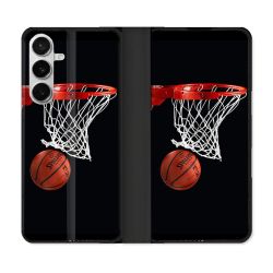 Housse cuir portefeuille Pour Samsung Galaxy S26 Sport Basket Panier