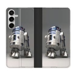 Housse cuir portefeuille Pour Samsung Galaxy S26 Star Wars - R2D2