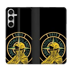 Housse cuir portefeuille Pour Samsung Galaxy S26 Stone Island Color