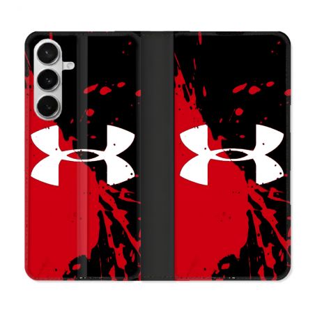 Housse cuir portefeuille Pour Samsung Galaxy S26 Under Armour