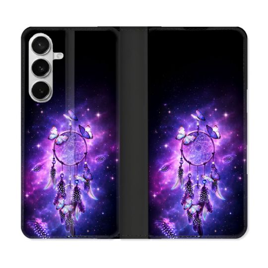 Housse cuir portefeuille Pour Samsung Galaxy S26 Zen Attrape Reve Papillon 2026