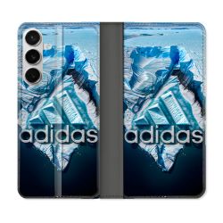 Housse cuir portefeuille Pour Samsung Galaxy S26 Plus Adidas Iceberg