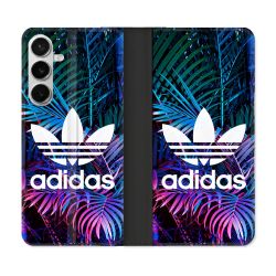 Housse cuir portefeuille Pour Samsung Galaxy S26 Plus Adidas Palmier