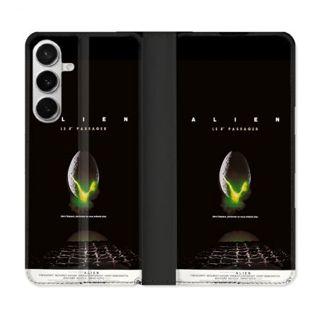 Housse cuir portefeuille Pour Samsung Galaxy S26 Plus Alien Affiche