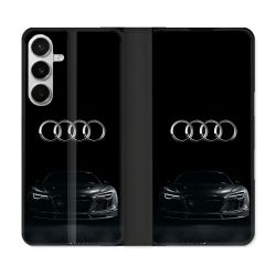 Housse cuir portefeuille Pour Samsung Galaxy S26 Plus Audi