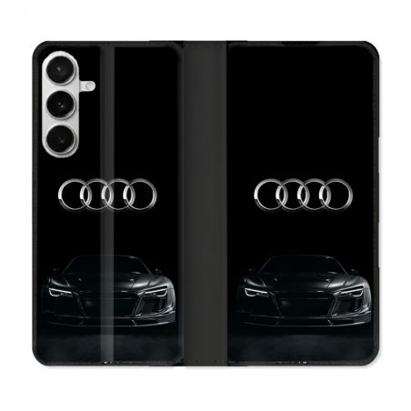 Housse cuir portefeuille Pour Samsung Galaxy S26 Plus Audi