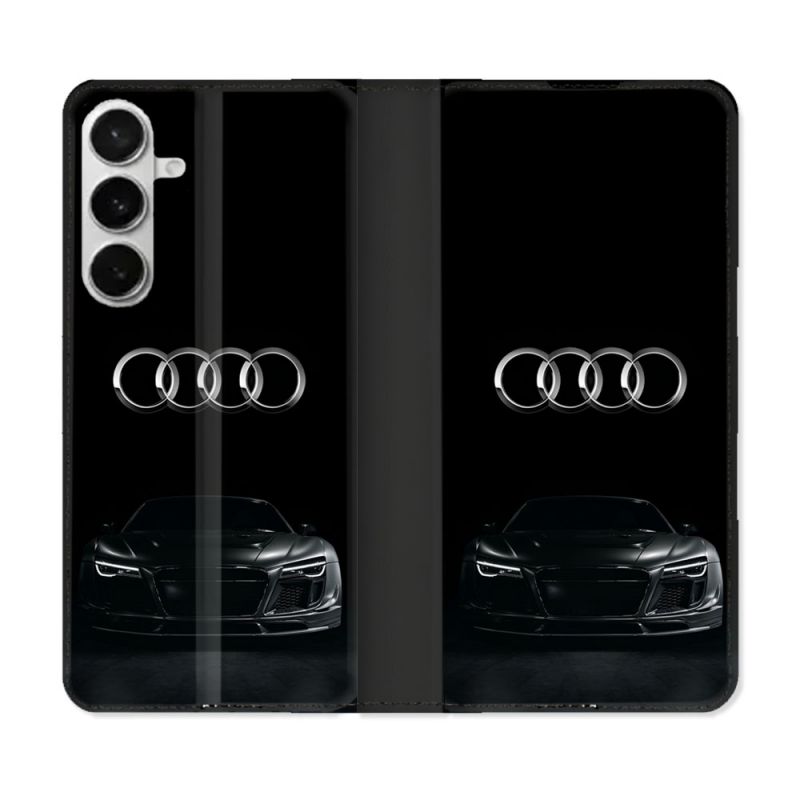Housse cuir portefeuille Pour Samsung Galaxy S26 Plus Audi