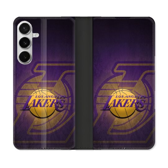 Housse cuir portefeuille Pour Samsung Galaxy S26 Plus Basket Los Angeles Lakers