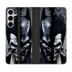 Housse cuir portefeuille Pour Samsung Galaxy S26 Plus Batman Joker
