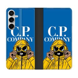 Housse cuir portefeuille Pour Samsung Galaxy S26 Plus CP Company