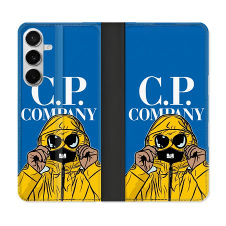 Housse cuir portefeuille Pour Samsung Galaxy S26 Plus CP Company