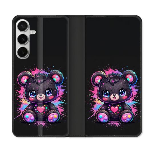 Housse cuir portefeuille Pour Samsung Galaxy S26 Plus Fantastique Kawaii Mignon