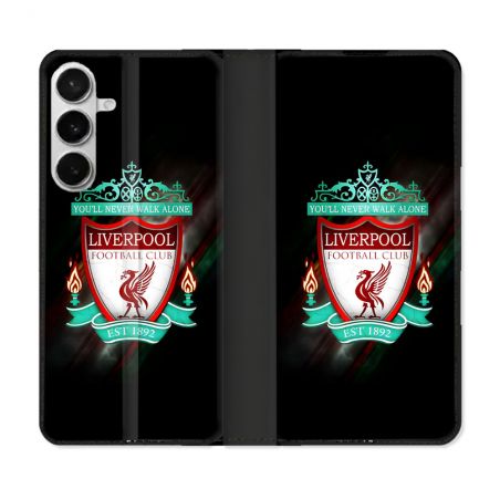 Housse cuir portefeuille Pour Samsung Galaxy S26 Plus Foot Liverpool