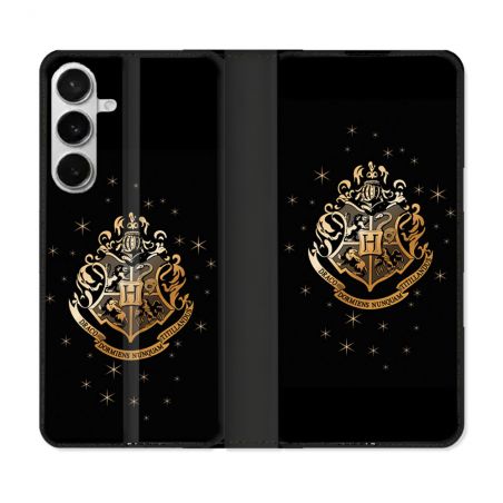 Housse cuir portefeuille Pour Samsung Galaxy S26 Plus Harry Potter Poudlard