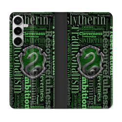 Housse cuir portefeuille Pour Samsung Galaxy S26 Plus Harry Potter Serpentar