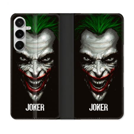 Housse cuir portefeuille Pour Samsung Galaxy S26 Plus Joker Noir